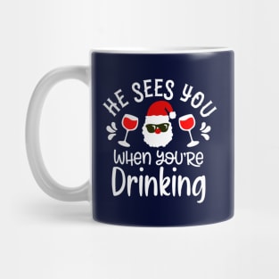 Santa Claus Is Watching You Mug